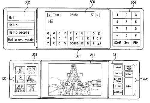 多屏幕专利获批 LG侧滑拼接增大屏幕面积 