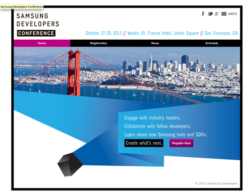 三星开发者大会开放注册 门票299美元