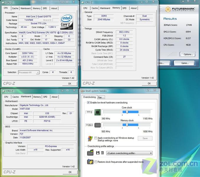 ���ң�3.2GHz�ĺ˴�X48�齻���������ͼƬ����,ͼ2-ZOL�йش����ߵ�2��