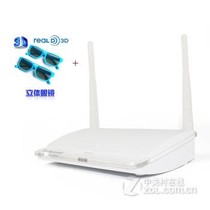 【四核八显 网络电视直播机顶盒 +3D偏光眼镜