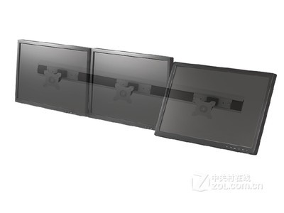 TOPSKYS 三屏拼接液晶显示器支架广告展示挂架VC831