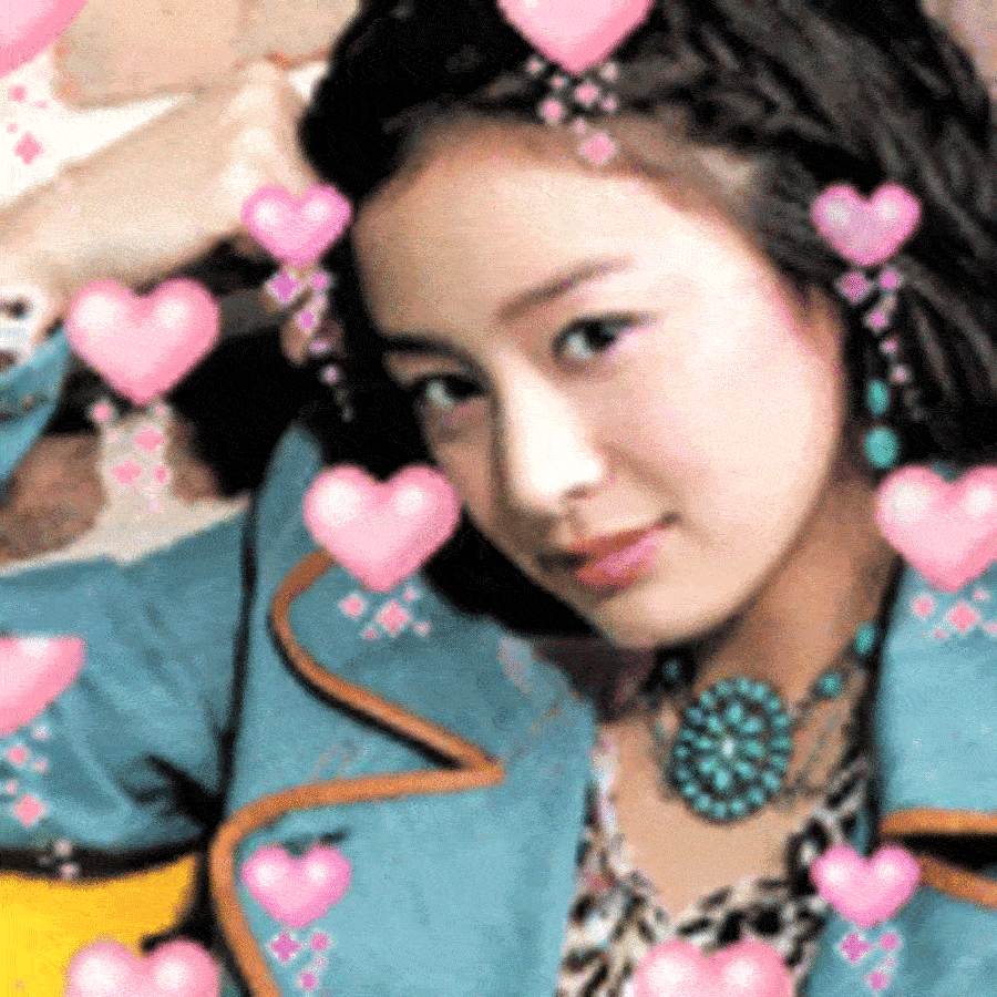 【高清图】 清纯美女qq表情图58