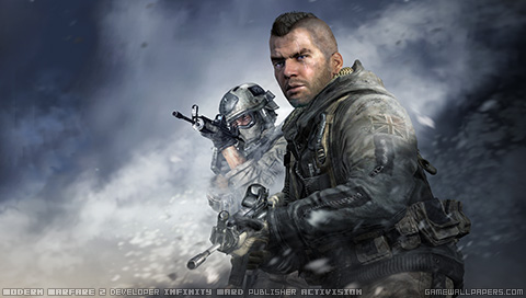 【高清图】《使命召唤 现代战争2》psp壁纸 图2 -zol