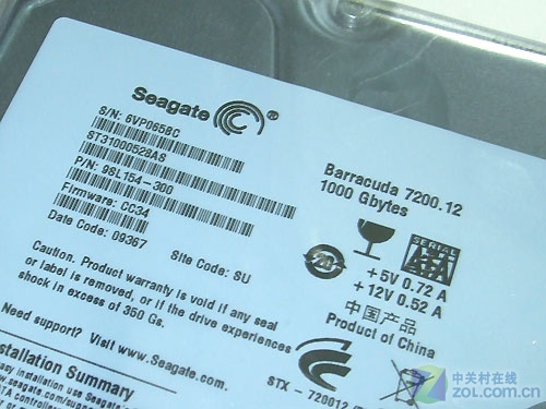 ϣ�ݣ�Seagate��Barracuda 1TB 7200ת 32MB SATA2 ��ST31000528AS��ͼƬ���� ��10�� -ZOL�йش����ߵ�10��