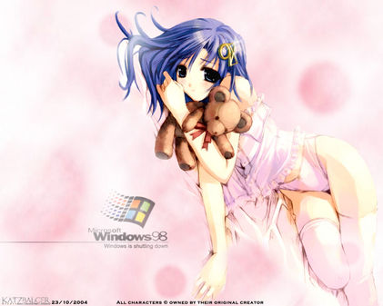 可爱漫画Windows美少女桌面壁纸欣赏(3)