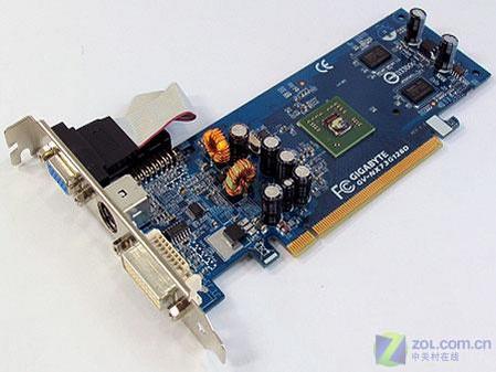 图为：技嘉7300GS 显卡 