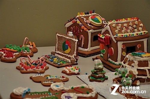 google员工新花样 chrome主题姜饼大餐_谷歌