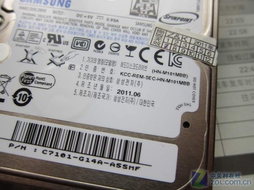 7mm单碟设计 三星1TB笔记本硬盘解析 