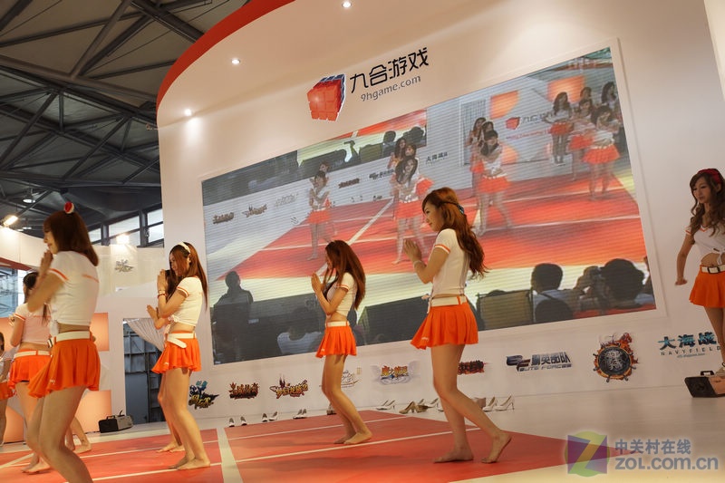 超短迷你裙 直击九合游戏展台showgirl-第3页-游