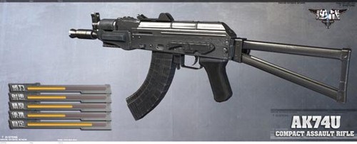 《逆战》游戏资料常用武器冲锋枪介绍