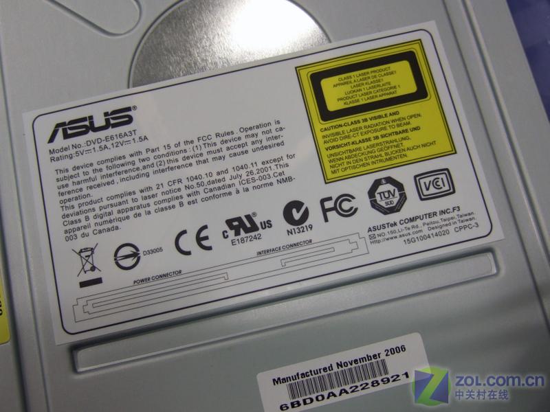 ��˶��ASUS��DVD-E616A3TͼƬ���� ��7�� -ZOL�йش����ߵ�7��