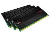 金士顿HyperX T1 Black 24GB DDR3 1600 三通道套装(KHX1600C9D3T1BK6/24GX)