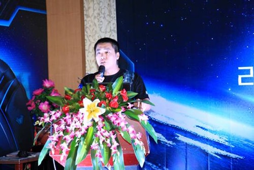 索艾电子总经理刘云飞先生现场精彩致辞