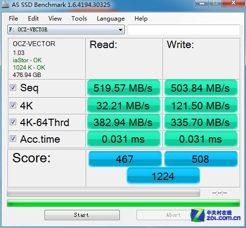 神器抢先玩 OCZ/VC 512GB SSD简单测试 