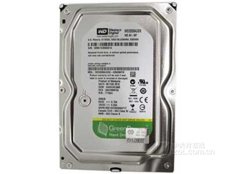 西部数据监控级硬盘 320GB 7200转 32MB SATA3 （WD3200AUDX） - 图片 1