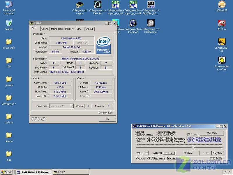 【高清图】 国外网友再破纪录 奔腾4 631超至8ghz图1