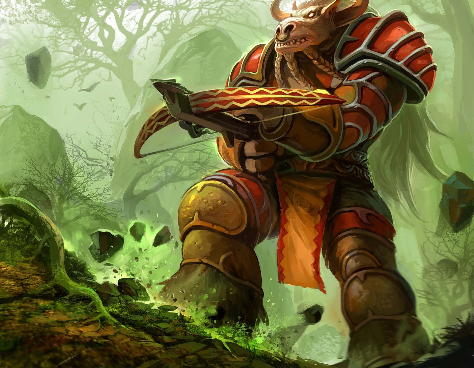 暴雪魔兽世界画廊tcg卡牌原画(一)