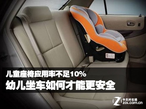 儿童座椅不足10% 幼儿坐车如何才安全