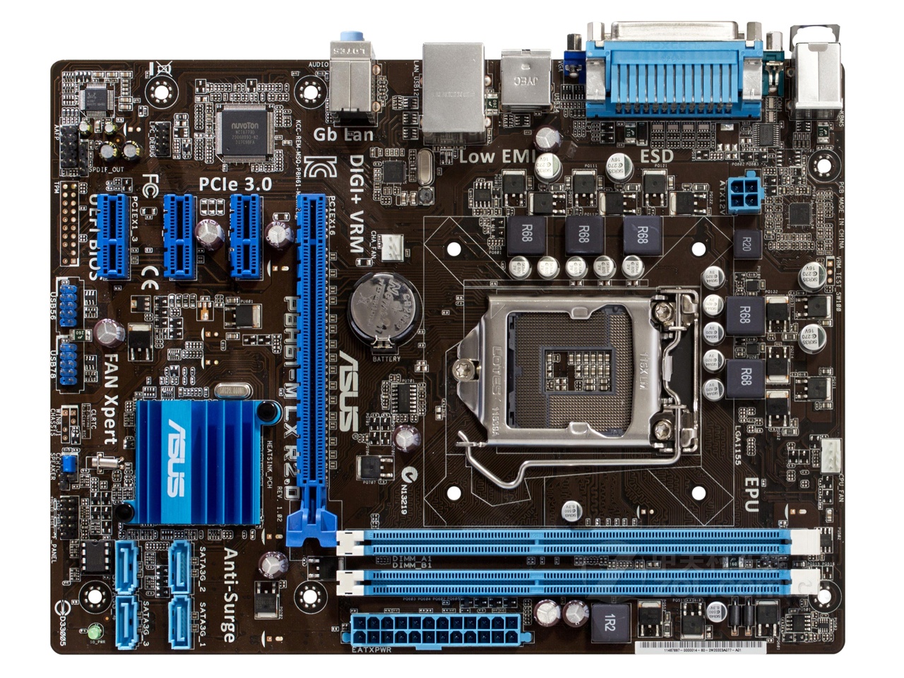 华硕p8h61-m lx r2.