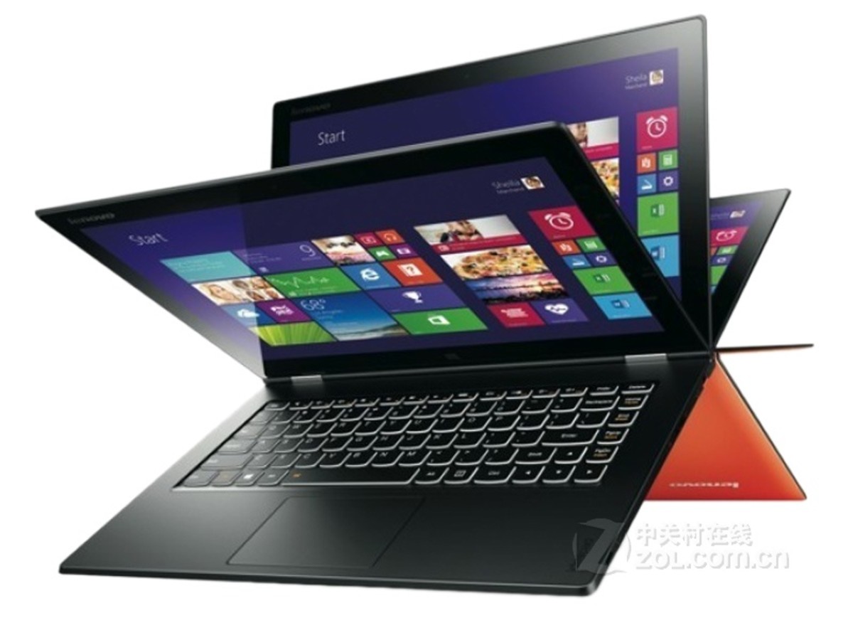 超极本 联想超极本 联想yoga2 pro13-ifi(日光橙) 图片 整体外观图 2