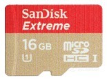 闪迪至尊极速移动 microSDHC UHS-I 存储卡（16GB）