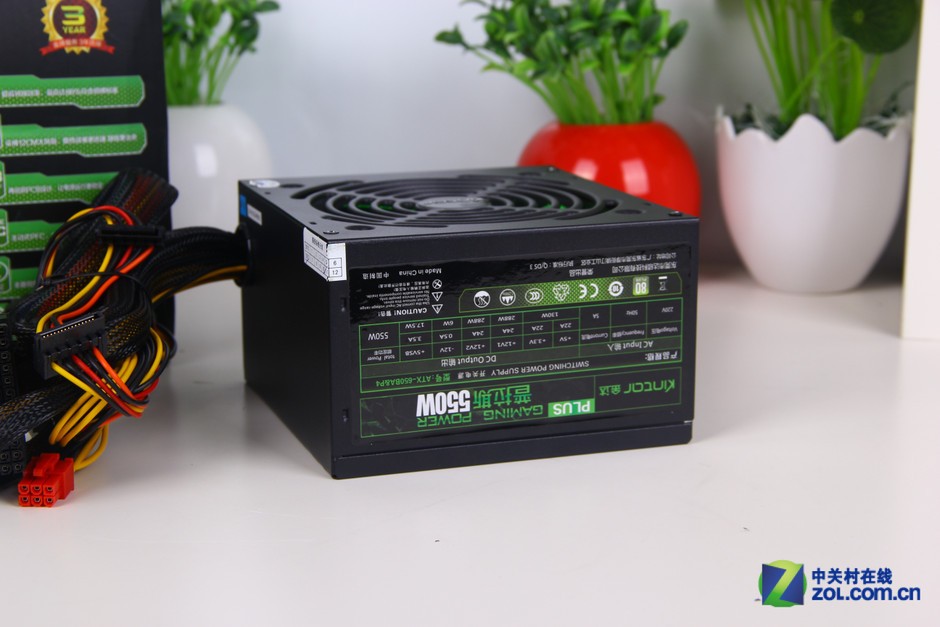 高效又静音 金达普拉斯550w电源图赏