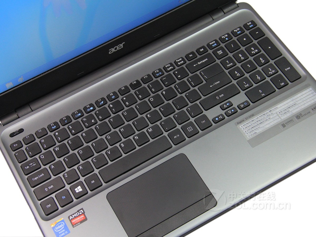【高清图】 acer宏碁(acer)acer e1-572g-54204g50dnii灰色 图679