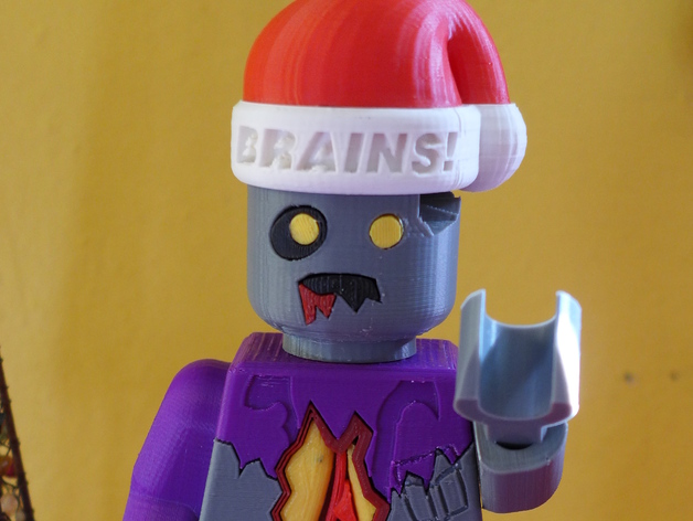 僵尸乐高小人,色彩丰富了许多呢.