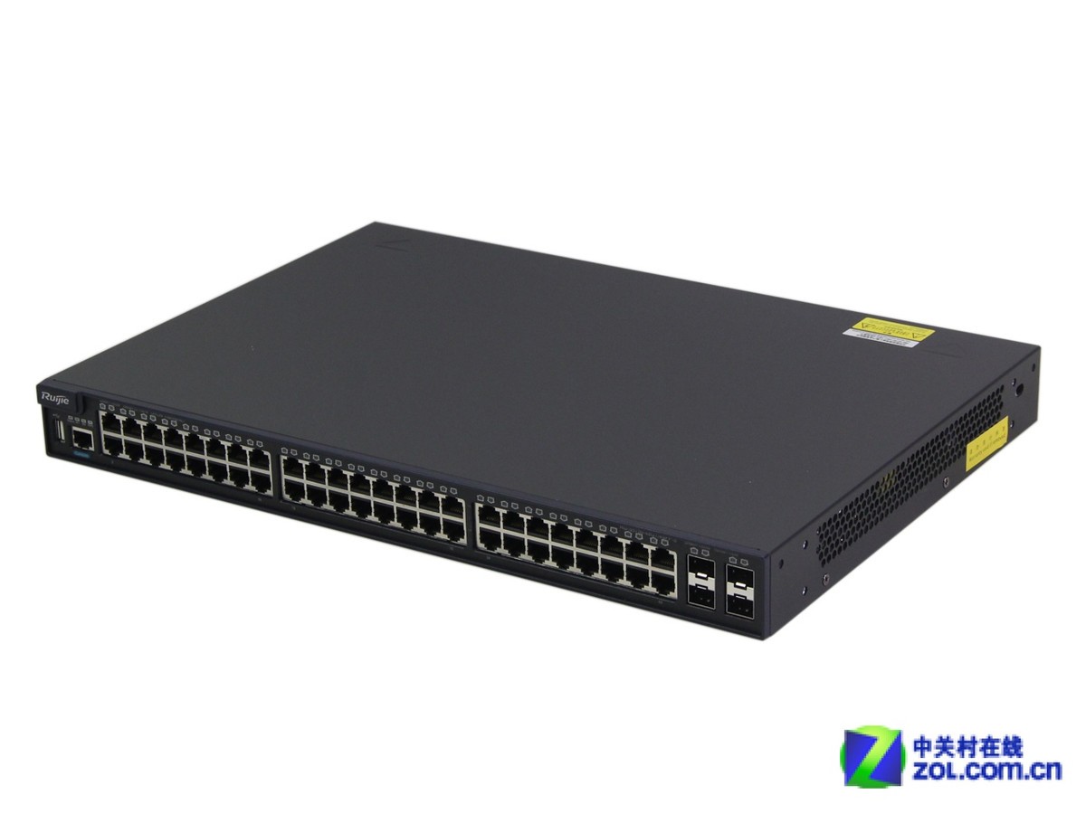 【高清图】 高性能完美展现 锐捷万兆多层交换机首测图1