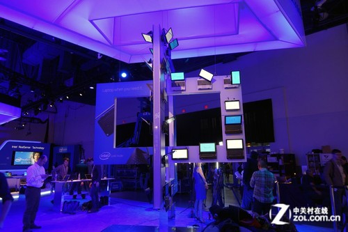 直击CES英特尔展台 多款2合1电脑亮相