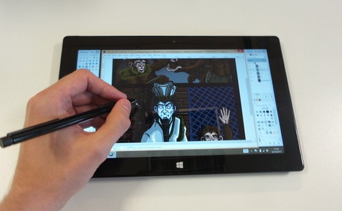 随身漫画本 设计师眼中的Surface Pro2