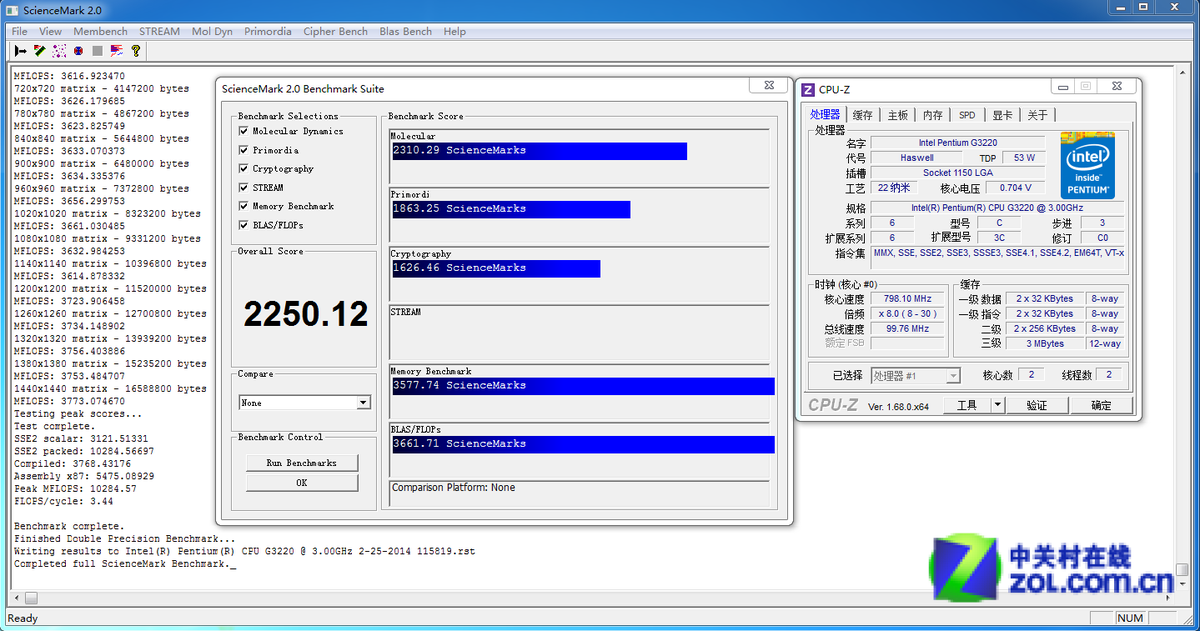 cpu intel cpu intel 奔腾 g3220(盒) 图片 返回综述页 23 / 40隐藏