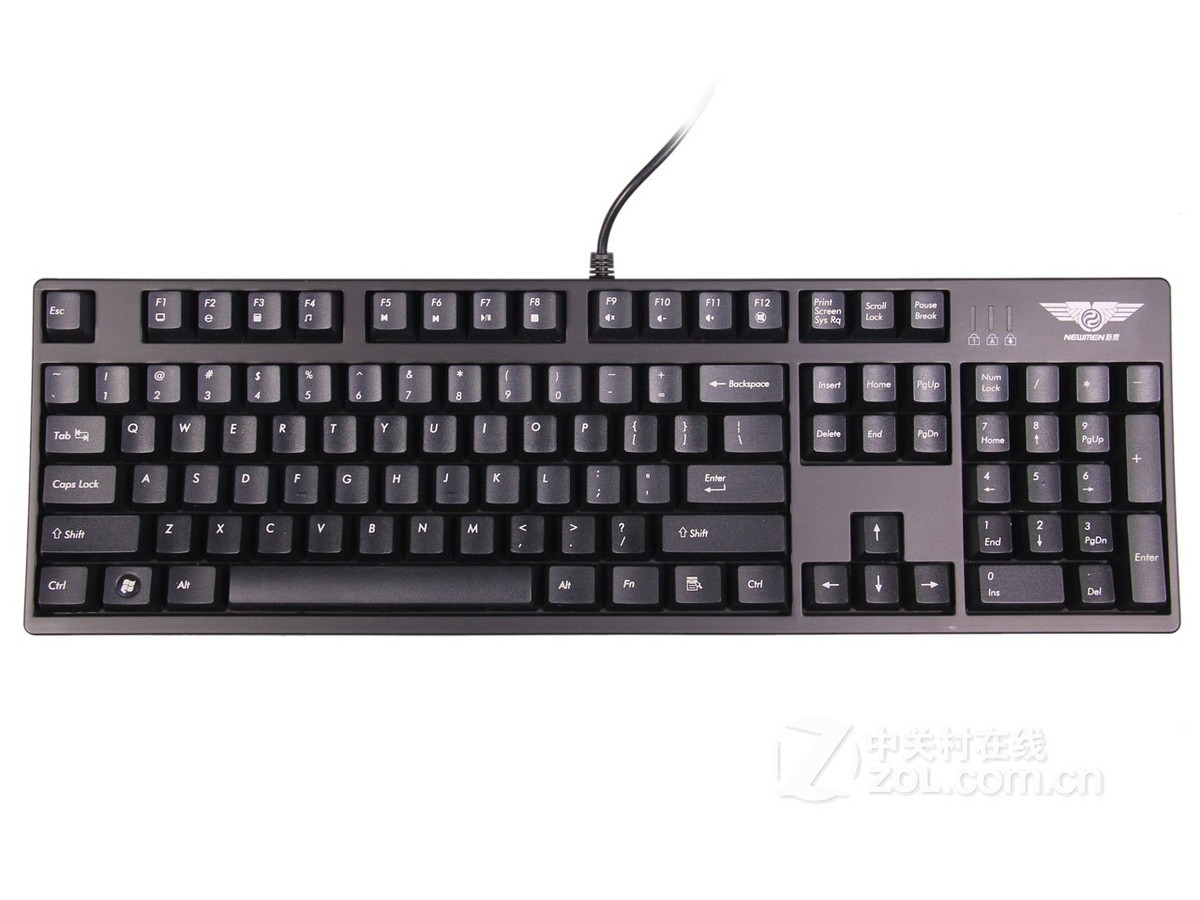 【高清图】 新贵(newmen)gm-500(kb-5000)机械键盘正面 图3