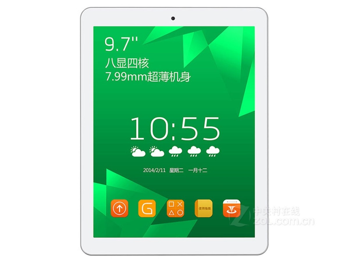 平板电脑 台电平板电脑 台电p10hd四核 图片 整体外观图 6 / 6隐藏