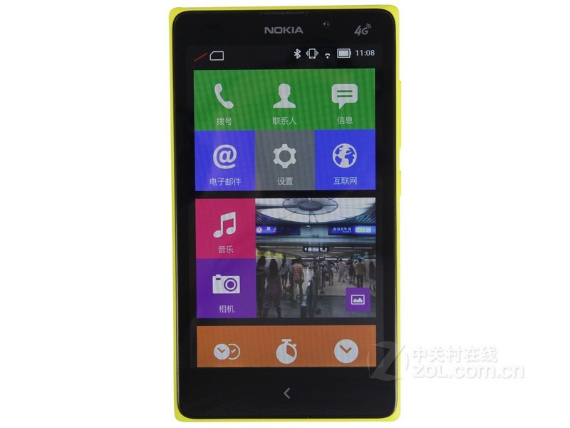 诺基亚xl4g进不了系统卡在开机画面,关机前还好