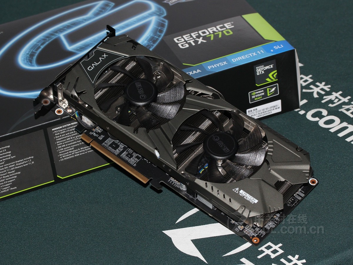 【高清图】 影驰(galaxy)geforce gtx 770黑将实拍图 图76