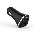 MATE usb车载充电器头车载点烟器车充电源 四口usb车载充电器 双口黑色