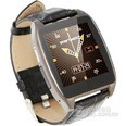 RWATCH R7 枪色 智能手表 不锈钢壳体 皮质表带 运动计步 睡眠监测 智能防盗 遥控自拍 支持苹果安卓双系统