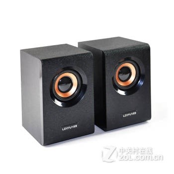 LOYFUN/乐放M10笔记本小音箱 电脑便携小音响 迷你磨砂低音炮USB音箱 - 图片 1