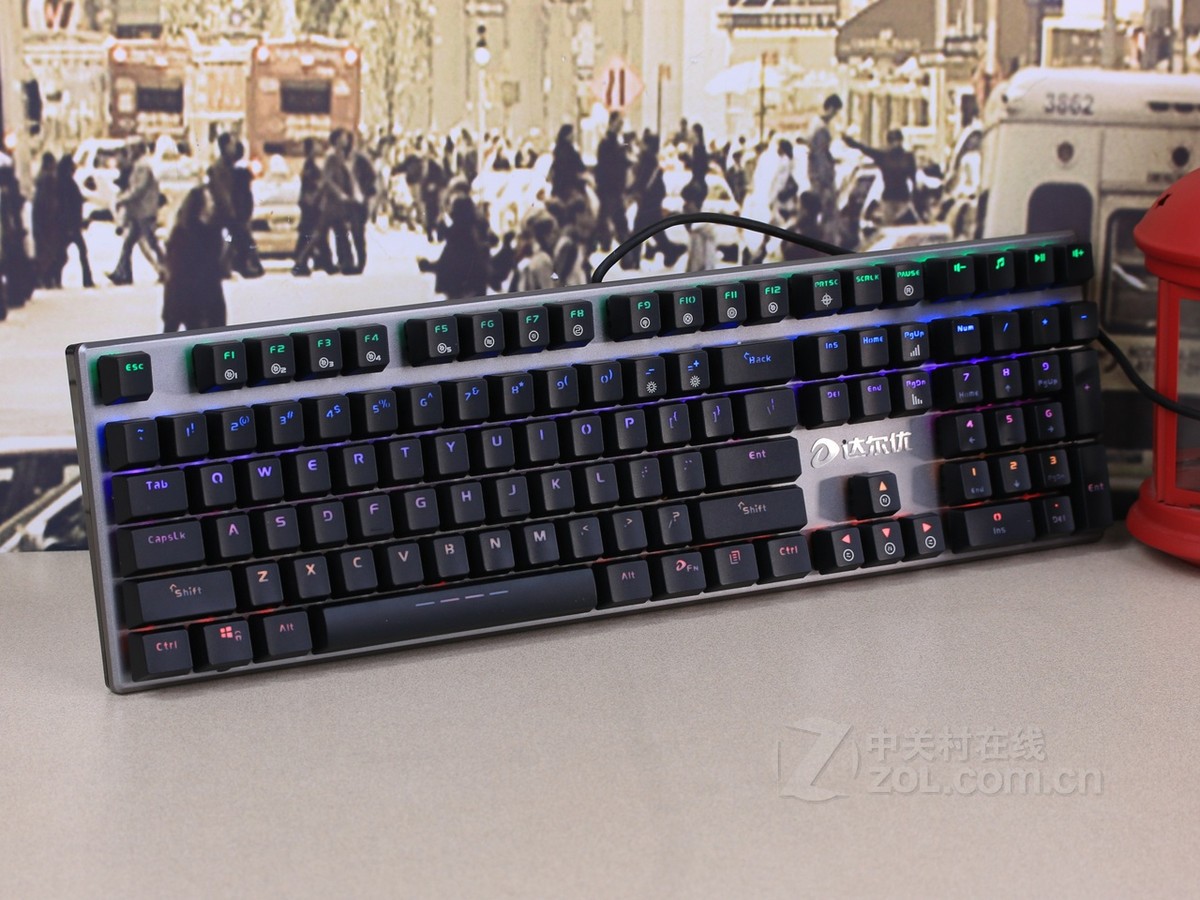 达尔优机械合金版2代炫光机械键盘 效果图(5/21)