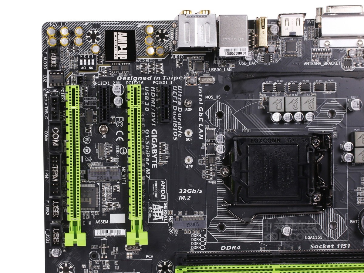 【高清图】 技嘉(gigabyte)g1.sniper m7(rev.1.0)局部细节图 图71