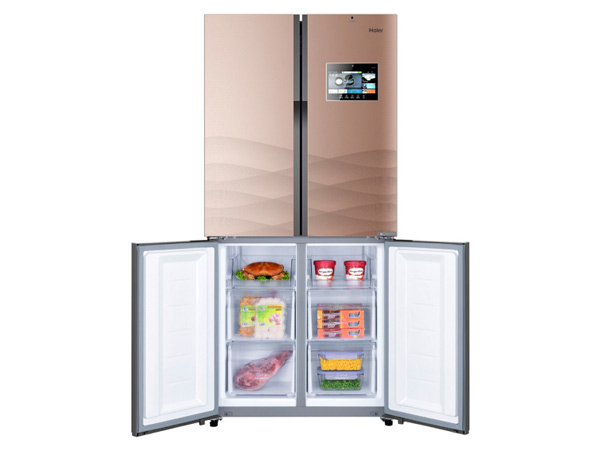 【高清图】 海尔(haier)bcd-458wdiau1整体外观图 图2