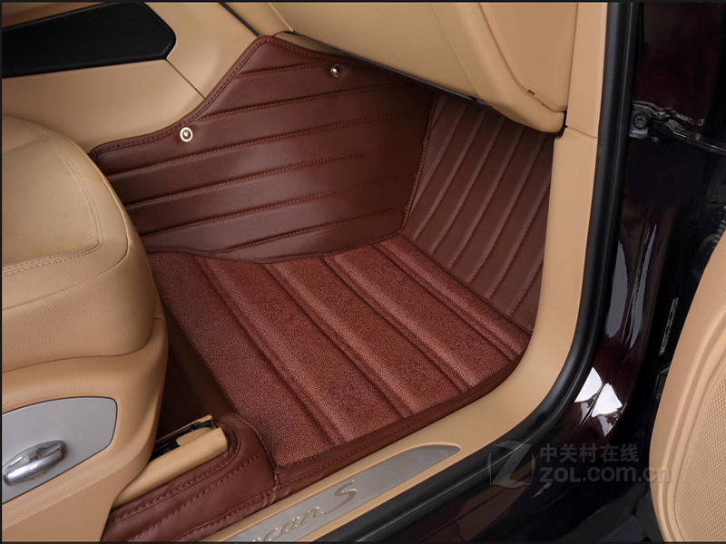 【高清图】 亚洲象(yazhouxiang)珍珠鱼皮系列 纯棕 汽车脚垫 图4