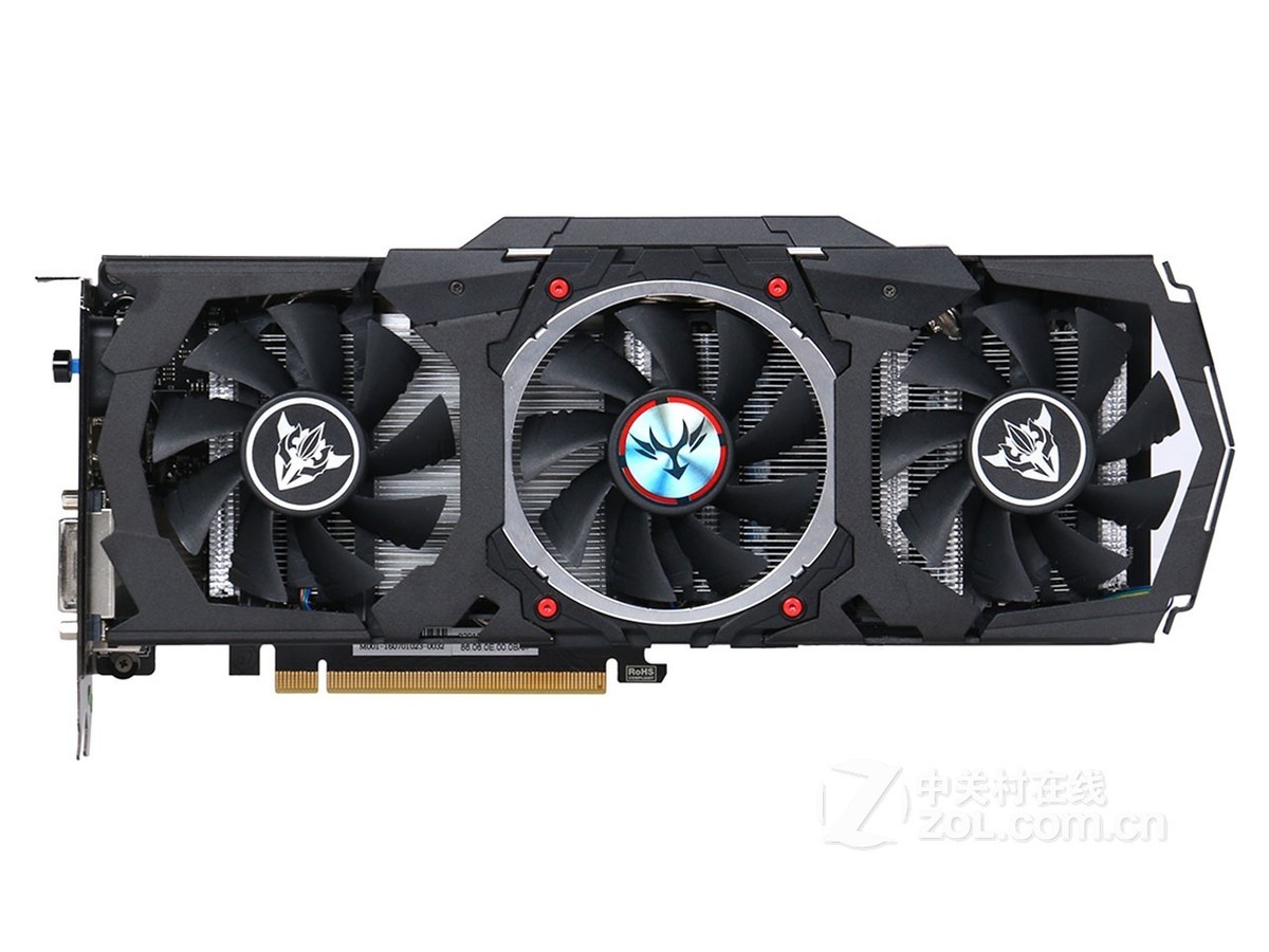 【高清图】 七彩虹(colorful)igame gtx 1060 烈焰战神x-6gd5 top正面