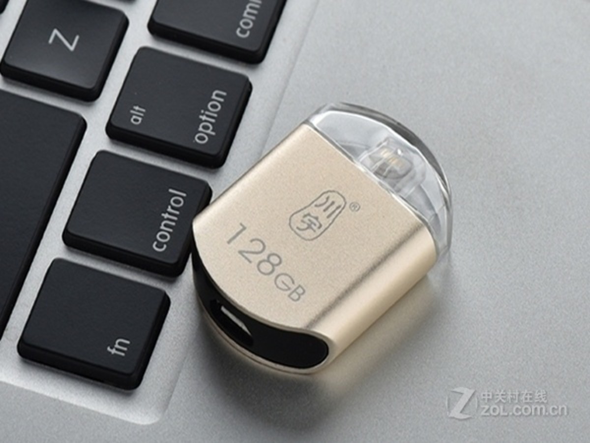 【高清图】 川宇(kawau)au606 苹果u盘(128gb)整体外观图 图2