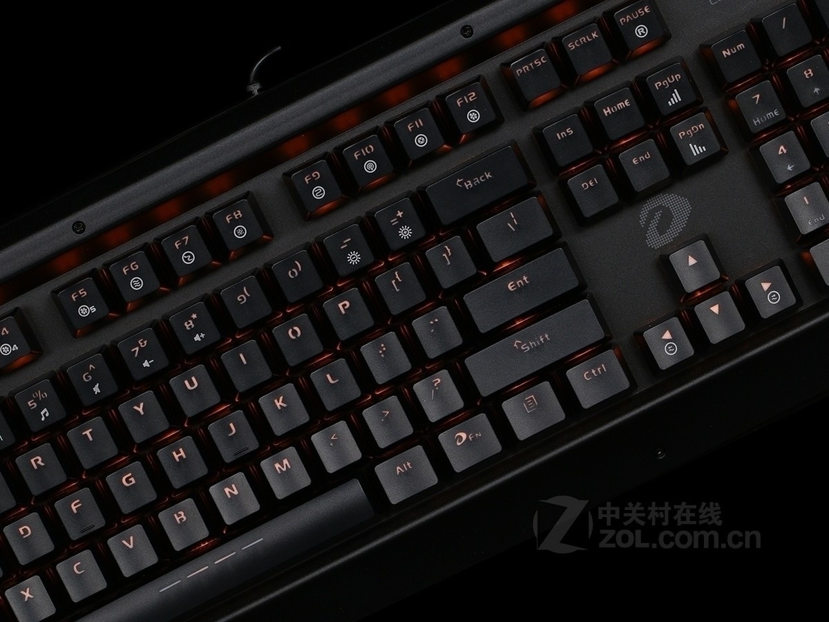 达尔优ek812内嵌式背光机械键盘