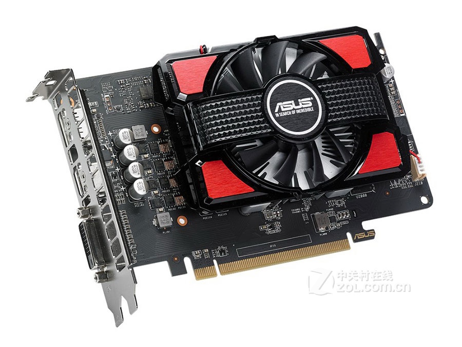 【高清图】 华硕(asus)rx550-4g整体外观图 图3