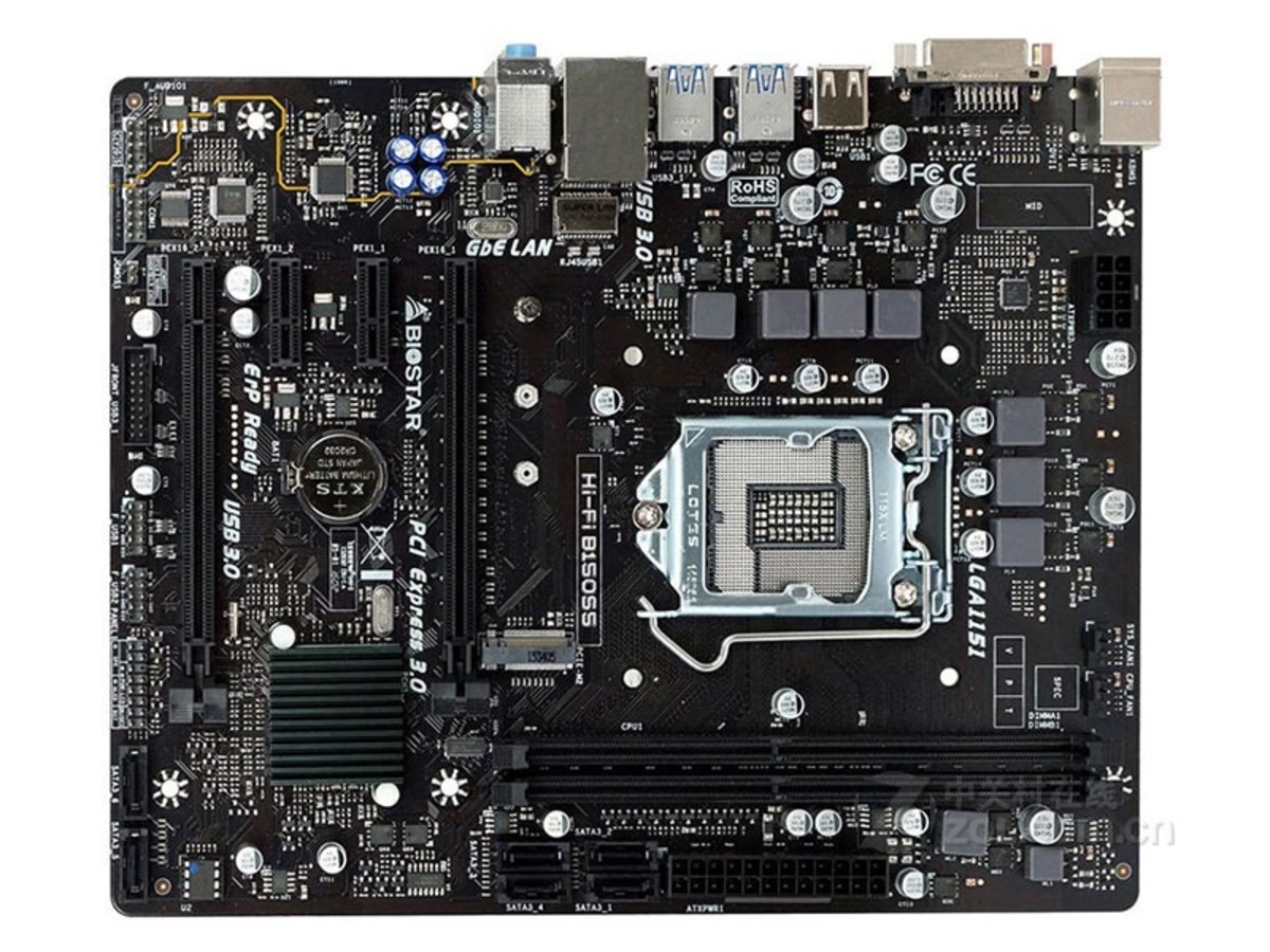 【高清图】 映泰(biostar)hi-fi b150s5整体外观图 图1