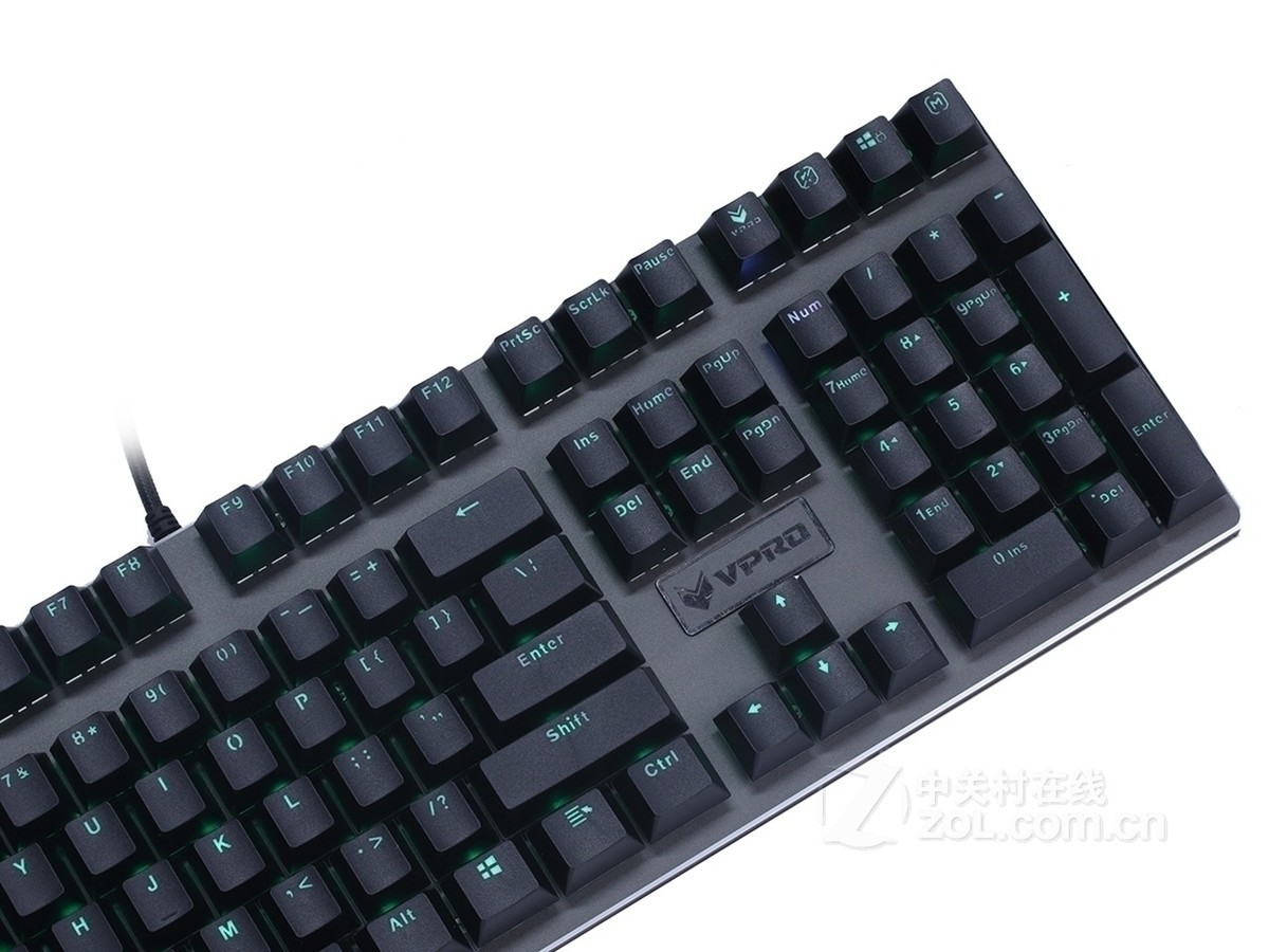 雷柏v700s合金版混彩背光游戏机械键盘