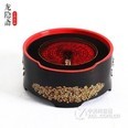 台湾龙隐斋电陶炉茶炉陶瓷炉铁壶玻璃壶专用煮茶炉静音烧水炉泡茶圆古-犀皮皮